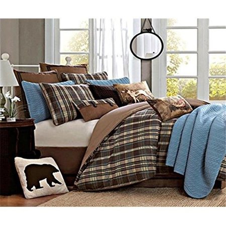 WOOLRICH Woolrich WR10-079 Hadley Plaid Comforter Set - Twin; Multicolor WR10-079